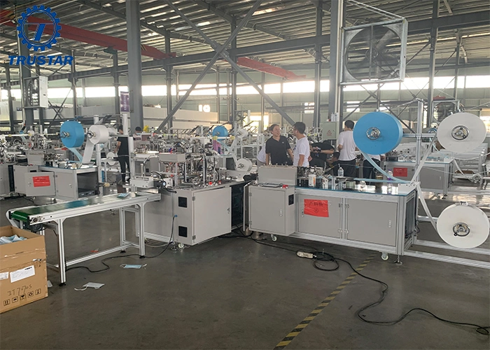 Automatic 3ply Nonwoven Disposable Face Mask Making Machine