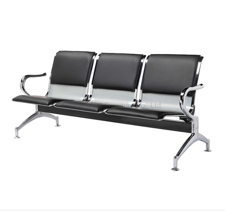 Commercial Office Furniture Visitor Chair Steel Bench Hospital Terminal Seating Airport Hospital Waiting Room Office Waiting Chair (YA-J25)