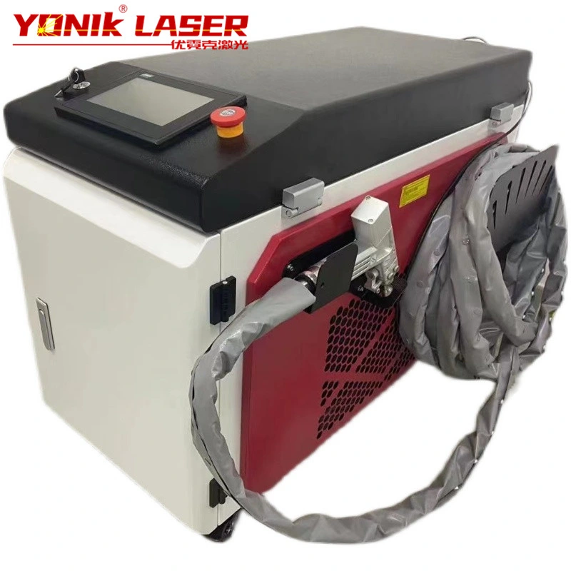 Máquina de soldar a laser portátil, refrigerada a água, Hot Sales, Mini 1000 W, 1500 W. Máquina de soldadura a laser Lightweld de 2000 W para aço inoxidável