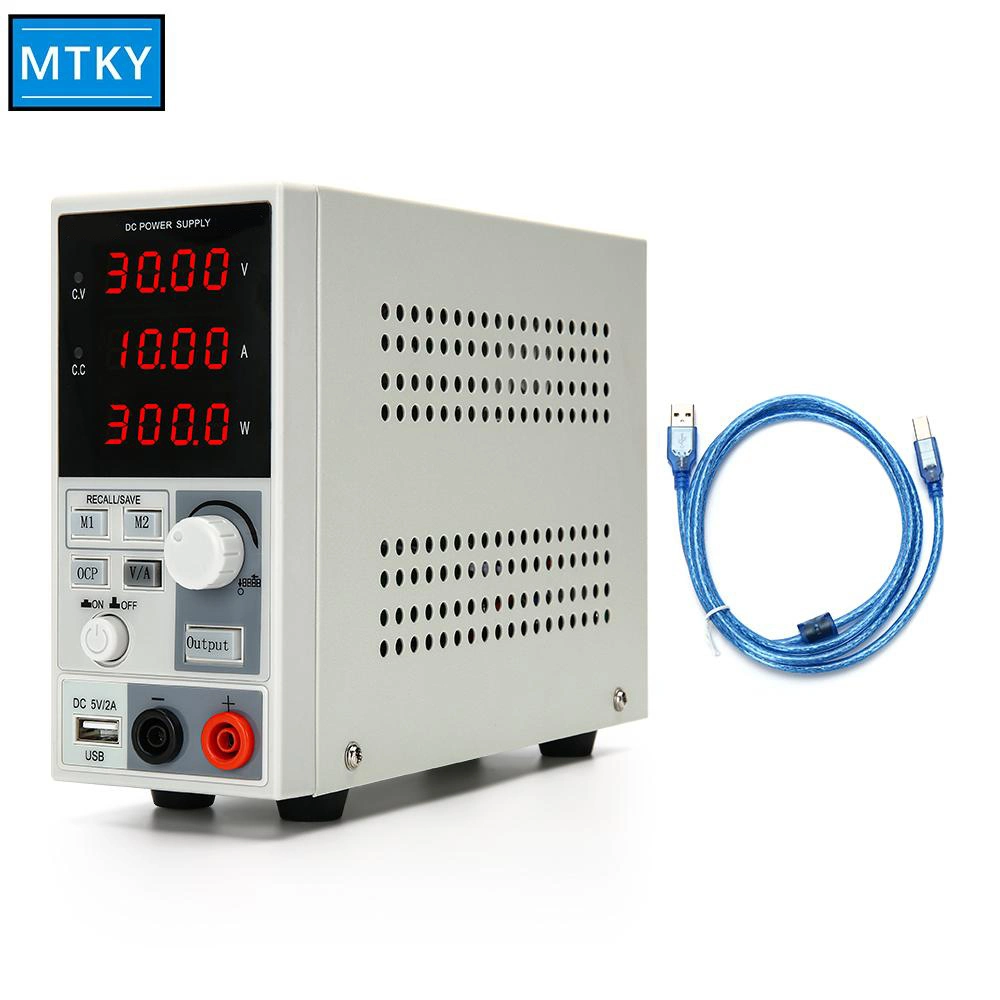 110/220V Lw 4-Digit LED DC Regulated Power Supply Voltage Current Power Display Programmable CNC Test Ageing Power