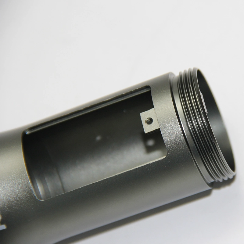 Custom Aluminium Alloy Extrusion LED Flashlight Housing Body