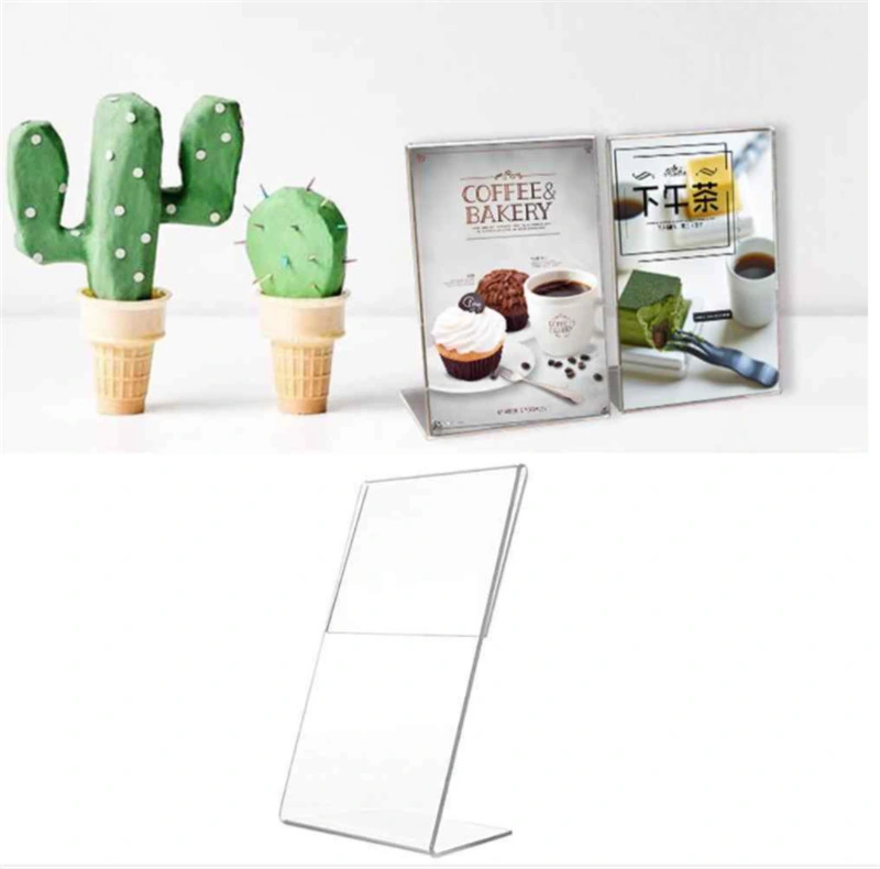 Durable and Can Be Inserted on The Countertop Acrylic A4 Brochure Stand