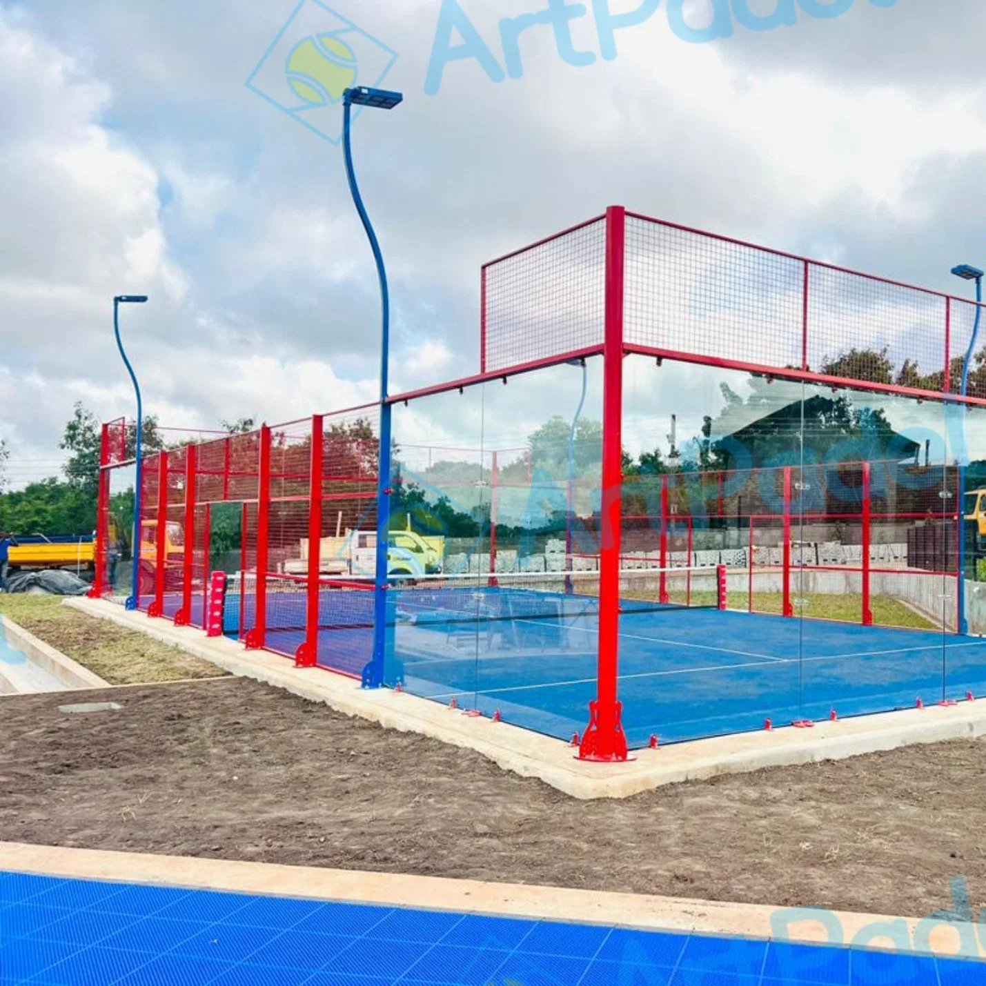 Source Factory Best Quality Panoramic Padel Court для известных компаний За границей