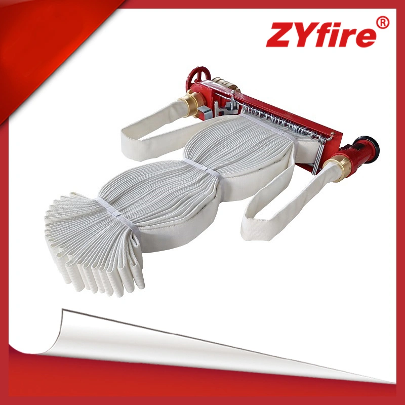 Zyfire Single Jacket Fire Hose for Fire Fighting with Threaded Coupling for Fire Cabinet