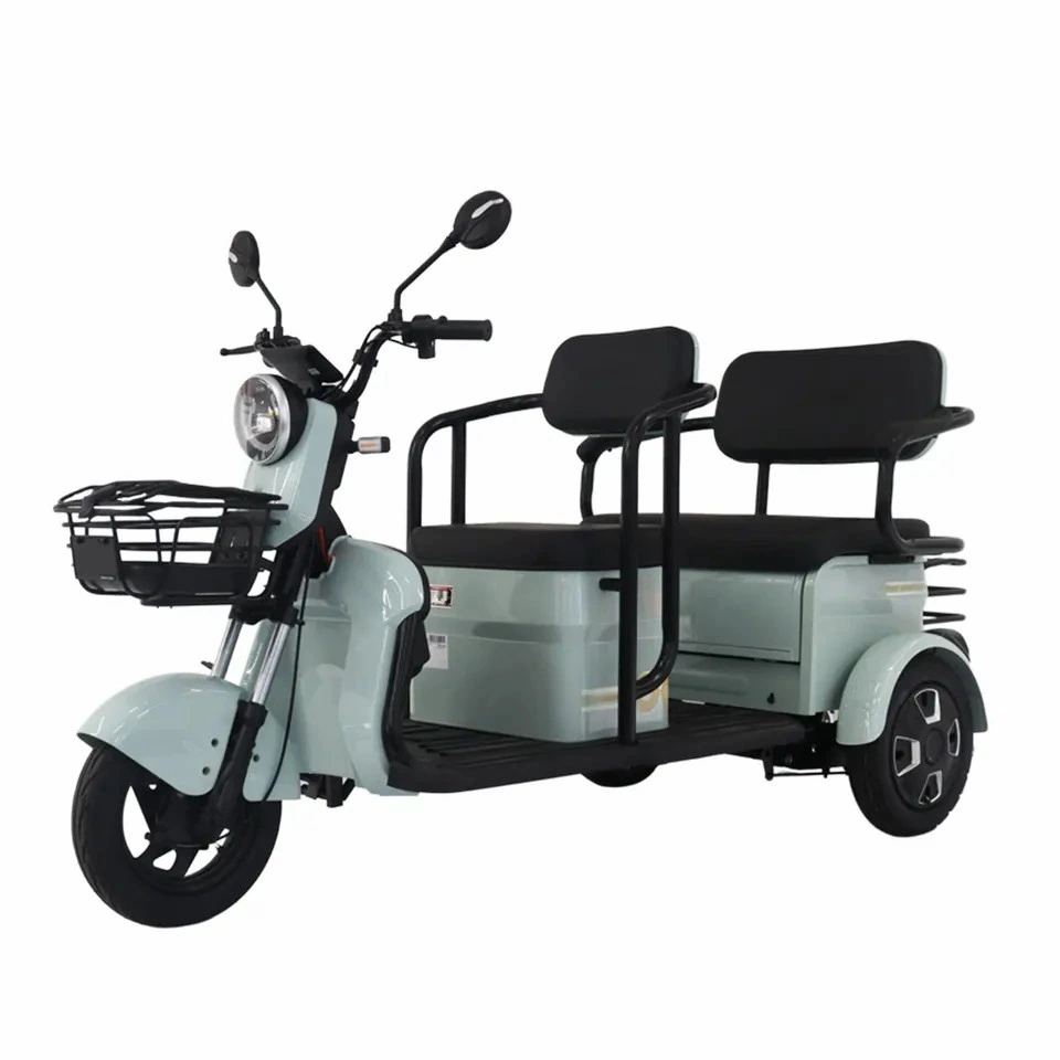 1000W 60V Fat Tyre Three Wheels Electric Scooter, Electric Vehicle, Electric Tricycle for Passenger or Disabled