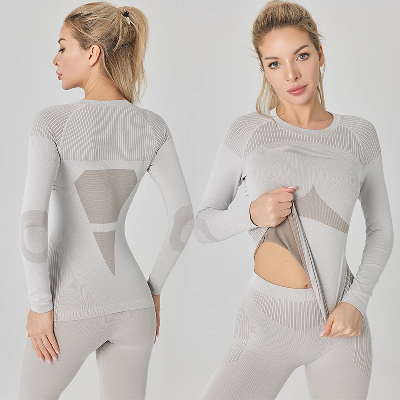 Ropa interior térmica para mujer para running de esquí Caza