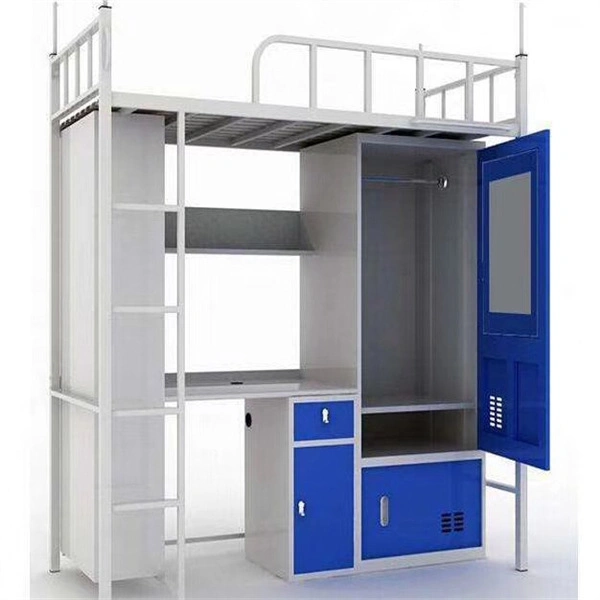 Wholesale/Supplier New Design Double Queen Size Heavy Duty Steel Metal Loft Bed