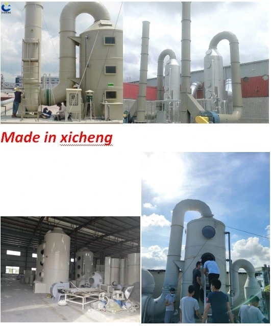 PP Polypropylene H2s So2 HCl Voc Exhaust Gas Scrubber