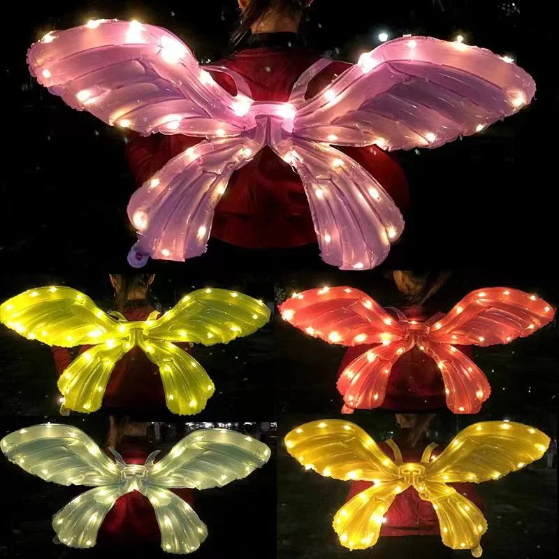 Butterfly Wings Children&prime; S Festival Angel Wings Children&prime; S Travel Souvenir Toy Decoration Birthday Party Decoration Aluminum Foil Balloon