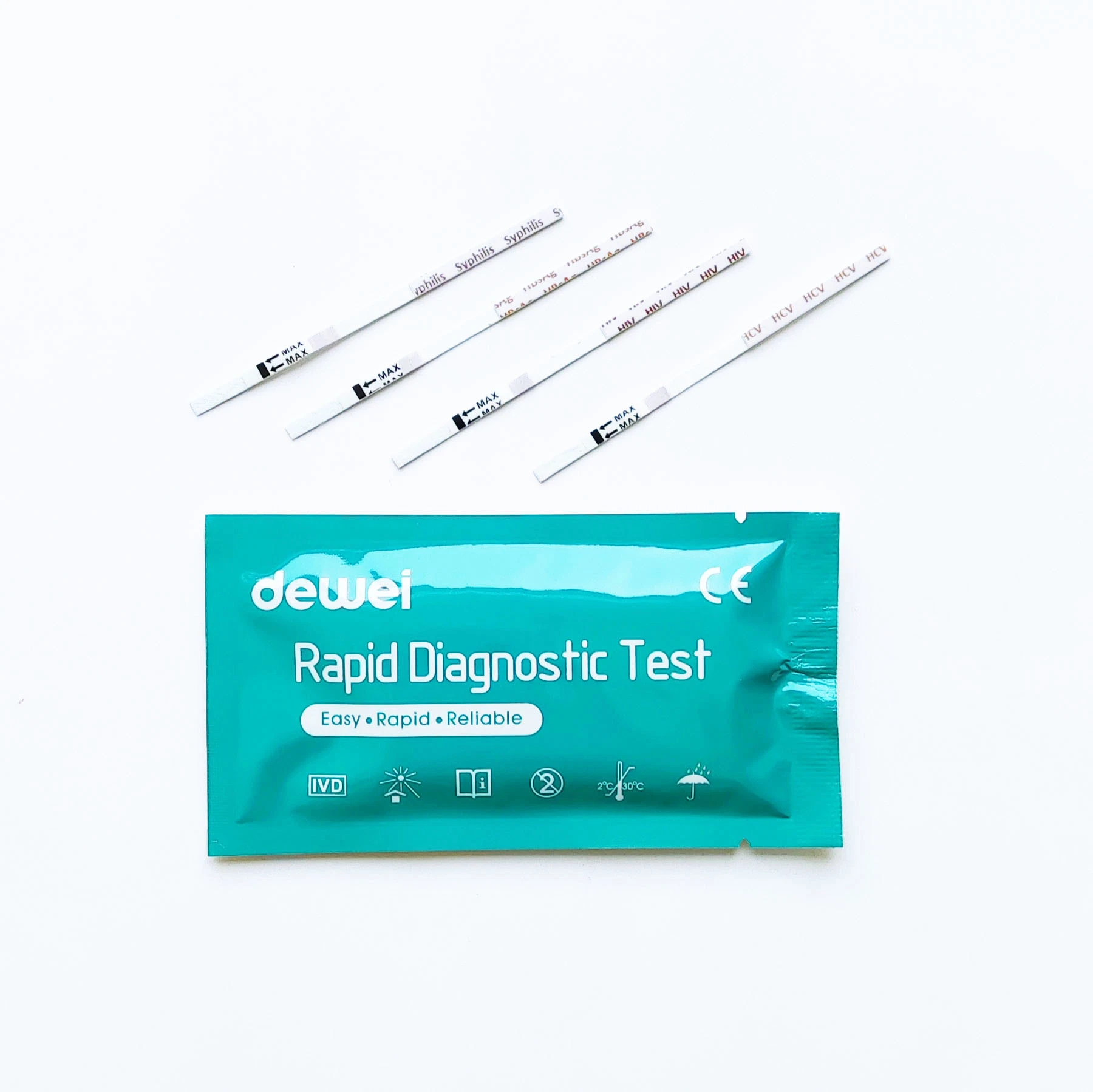 Cassete de teste combinado HBV HBV HBV com Poct Rapid Test