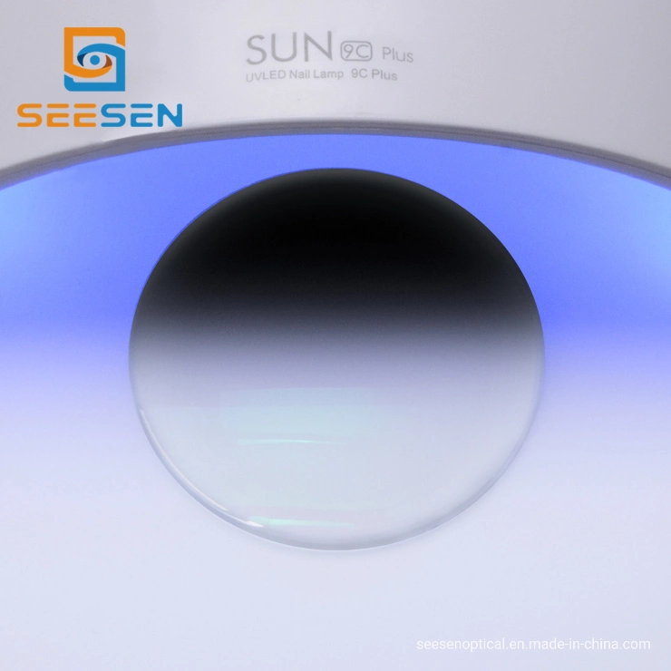 1.56 Single Vision Photochromic UV420 Blue Cut Optical Hmc Plastic Lens