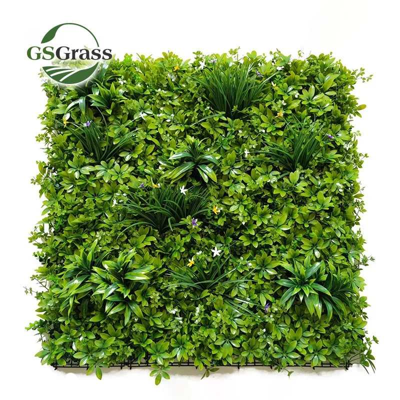 Discount New Design 100*100cm Artificial Plant Wall Home Garden Decoration