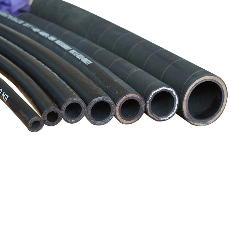 High quality/High cost performance  Cloth Surface Steel Wire High Pressure Rubber Hydraulic Hose DIN 4sh 4sp