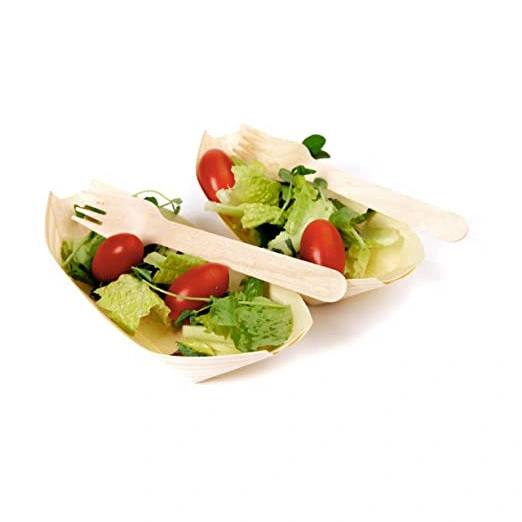 Ecoware Biodegradable Natural Birch Disposable Wooden Spoons