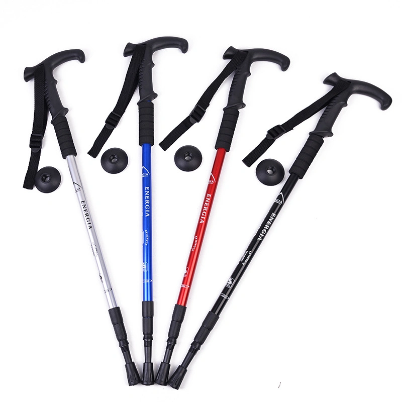 Aluminum Telescopic Trekking Poles Telescopic Ultralight Hiking Walking Stick