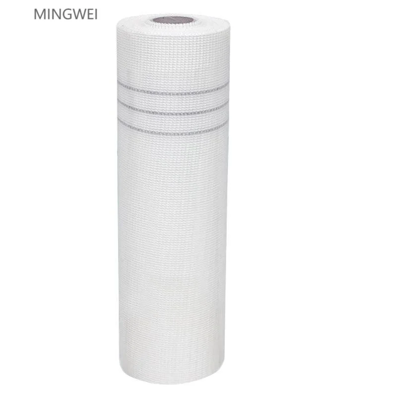 Mingwei Nicht Beschichtet Alkalierbeständige Glasfaser Mesh Stoff / Glas Fasernetz Gewebe 45g 55g 60g 75g 80g 85g 90g 100G 110g-500g