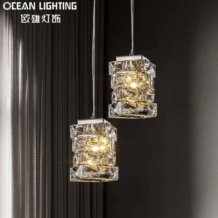 Modern Decoration Crystal Circle Design Pendant Lamp Chandelier