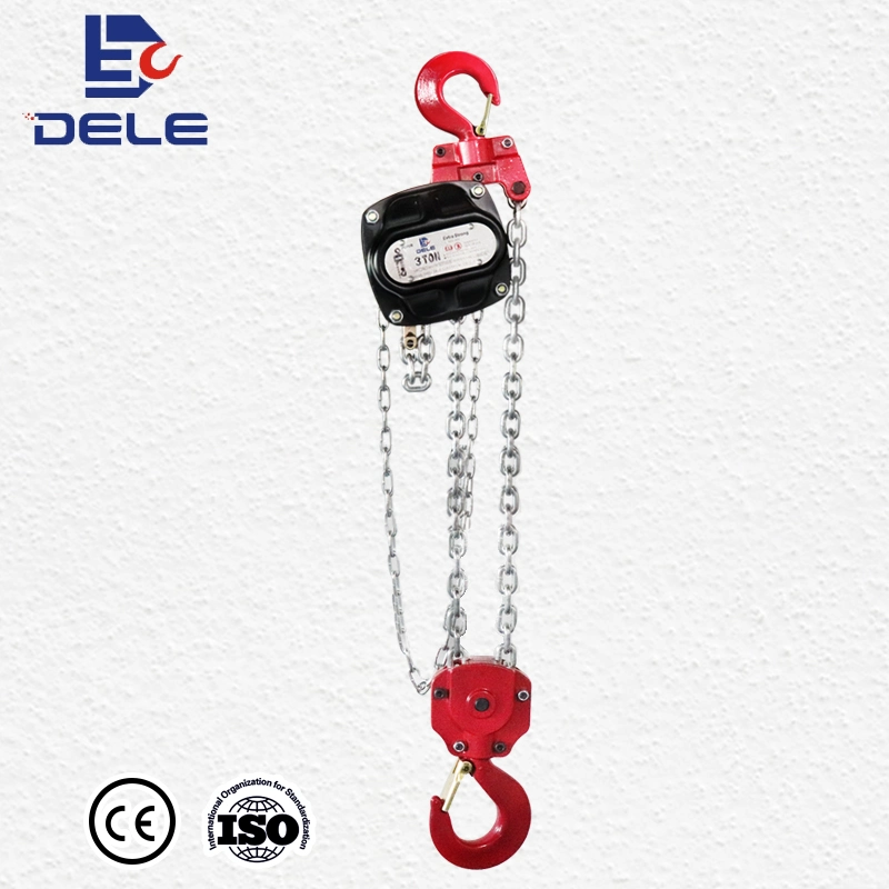 Standard Manual Chain Hoist Chain Block Lifting Equipment and Chain Pulley Block