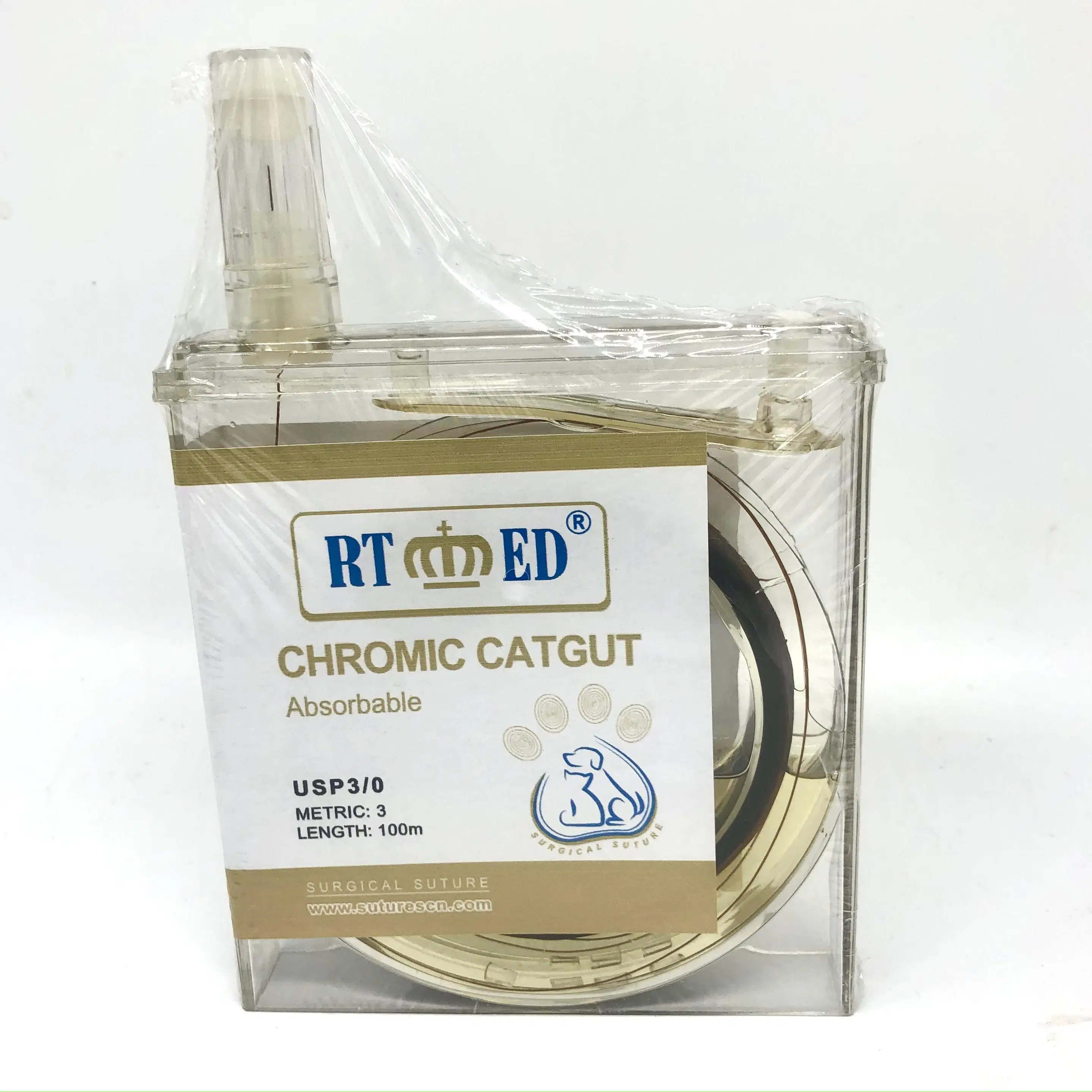 Surgical Cassette Chromic Catgut and Plain Catgut Absorbable Suture/Haidike Medical High Quality