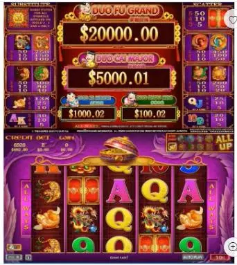 Duo Fu Duo Cai Gold 88 Battle Casino Machine لعبة