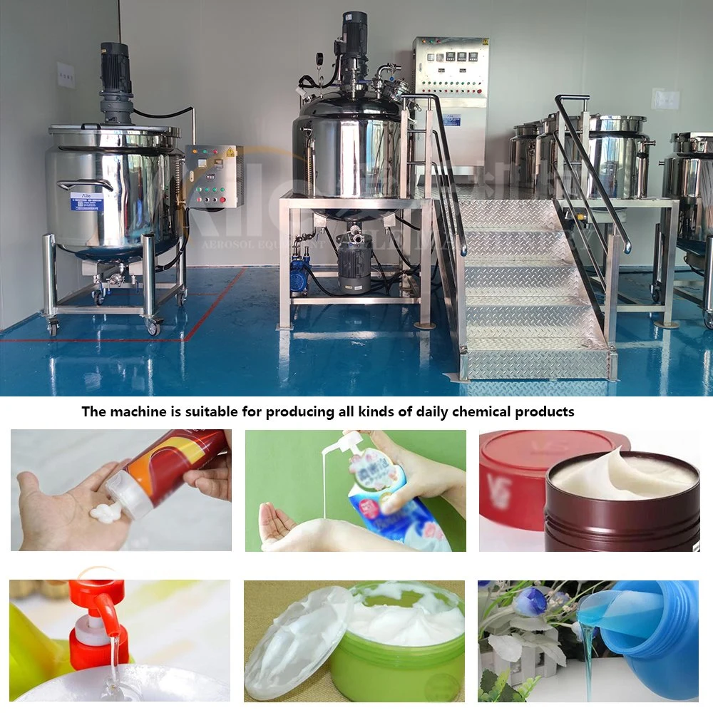 High Speed Mixer Small Production Line for Liquid Mixing Homogenization