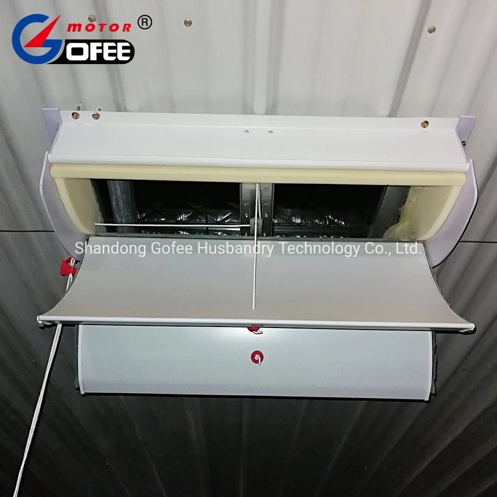 Butterfly Type Air Inlet Ventilation Window for Swine Pig Livestock and Animal Husbandry