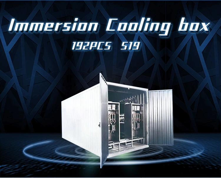 Cooling Solutions Less Maintaining 640kw Cooling Liquid Box for Computer Server S19*192PCS