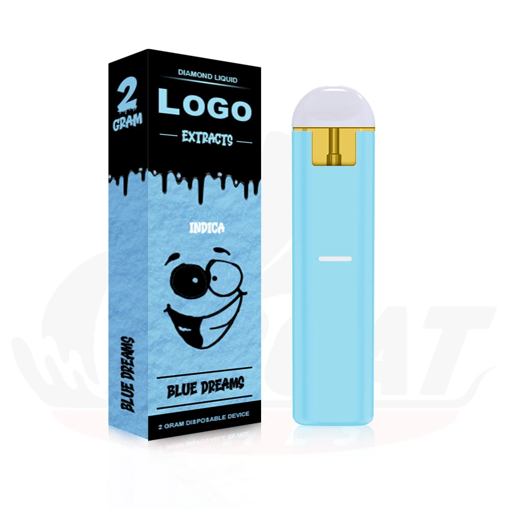 White Label 2ml 2,0ml 2000mg 2g leerer einwegbarer Vape Pen Thco HHC DAB D8 D9 D10 Isolate Einweg in Bulk Mit Logo