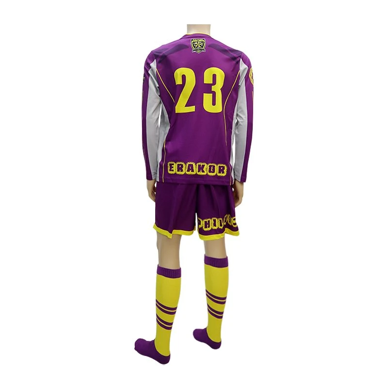 Lang- und Kurzarm-Fußballtrikot Sportswear Custom Design