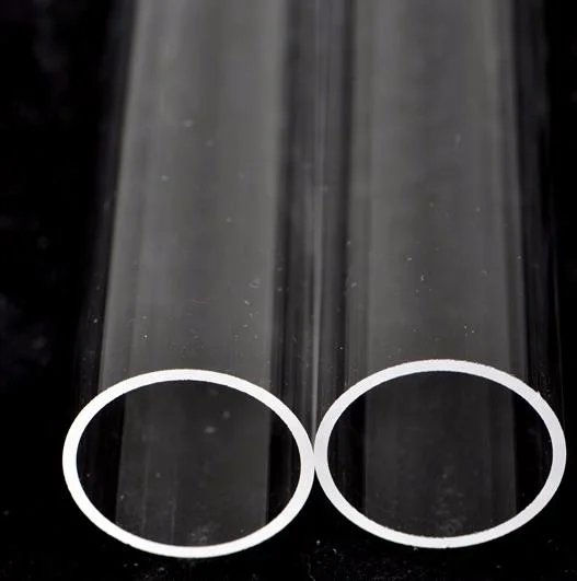 Transparent Large Diameter Diffusion Furnace Quartz Tube Pq181e (GE214)