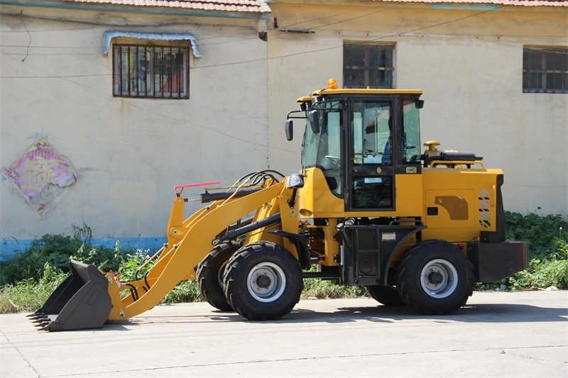 Wolf 1.6 Toneladas ZL16 Agricultura Granja piloto hidráulico el joystick de control desde el extremo de la pala cargadora de ruedas de precio más barato para la venta