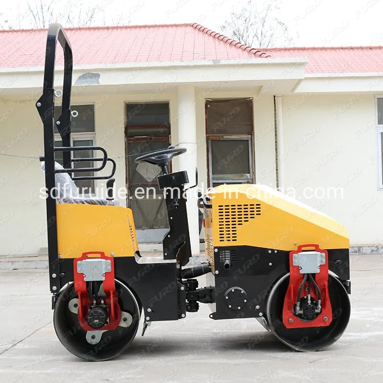 High Configuration 1 Ton Vibratory Hydraulic Road Roller Heavy Equipment Road Construction