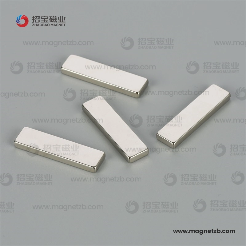 Sintered Neodimio Neodymium Rare Earth Permanent Manufacturer Strong Magnetic Material Customized High quality/High cost performance NdFeB Magnetized Bar Magnet with Nickel Coated