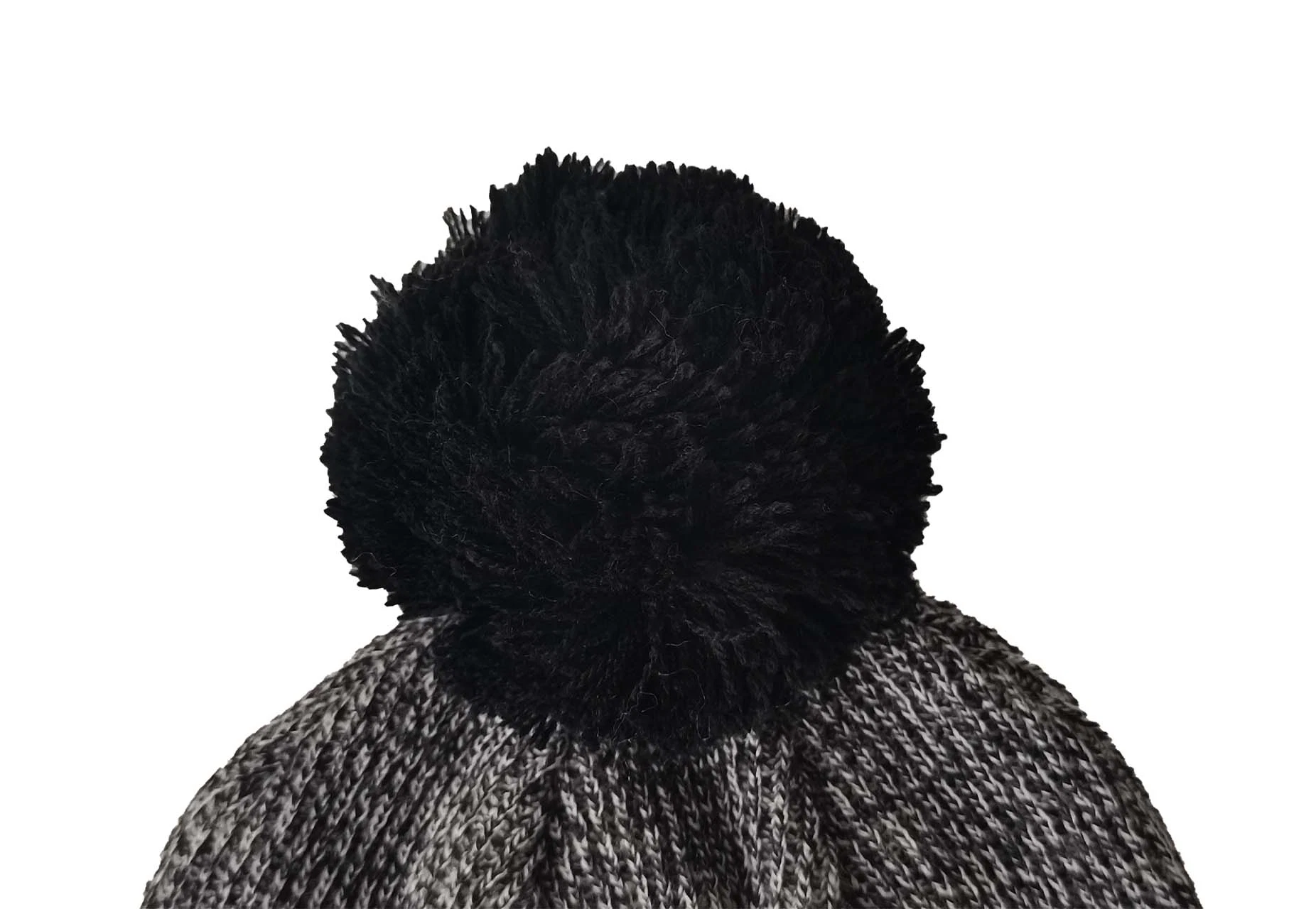 Kid Quality New-Arrival Melange Customized Embroidery Pompom Knitted Beanie Hat