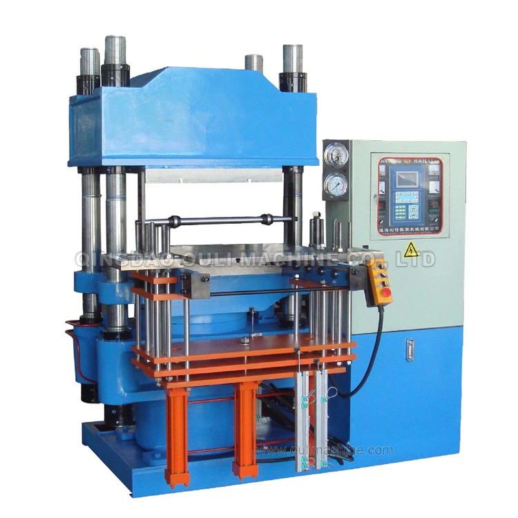 Rubber Vulcanizing Press High Quality Qingdao Ouli/Double Station Rubber Mat Vulcanizer Press Machine