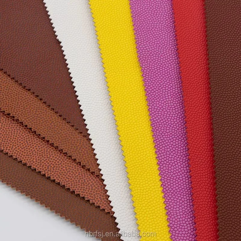 High quality/High cost performance  Embossed PU Synthetic Leather for Basketball