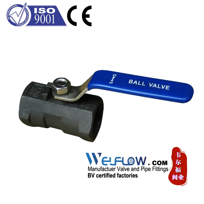 Válvula de bola flotante de acero inoxidable 1PC con diámetro reducido FF