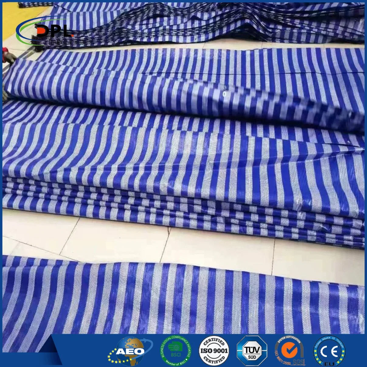 Original Factory Tech Custom hizo palquilina 100% virgen al aire libre PE tarpaulin plástico impermeable PE Tarps Vender