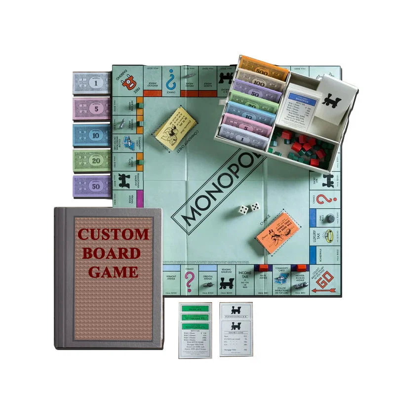 High Quality Customized Family Board Game OEM Printing Paper Table Board Game with Box Eco-Friendly Paper