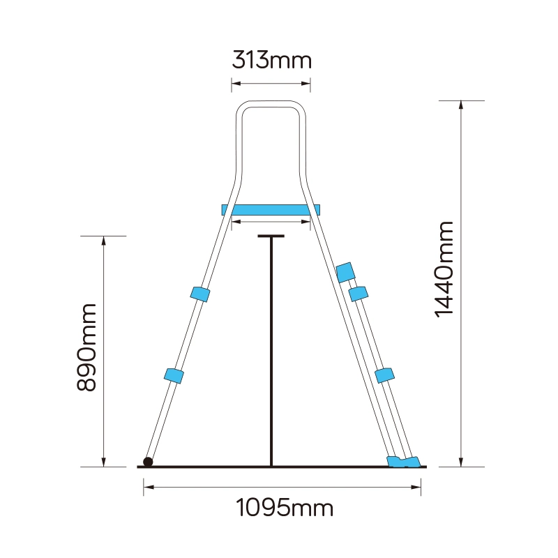 Starmatrix 912ts Plastic Setps Steel Frame أعلى حوض السباحة الأرضي السلم