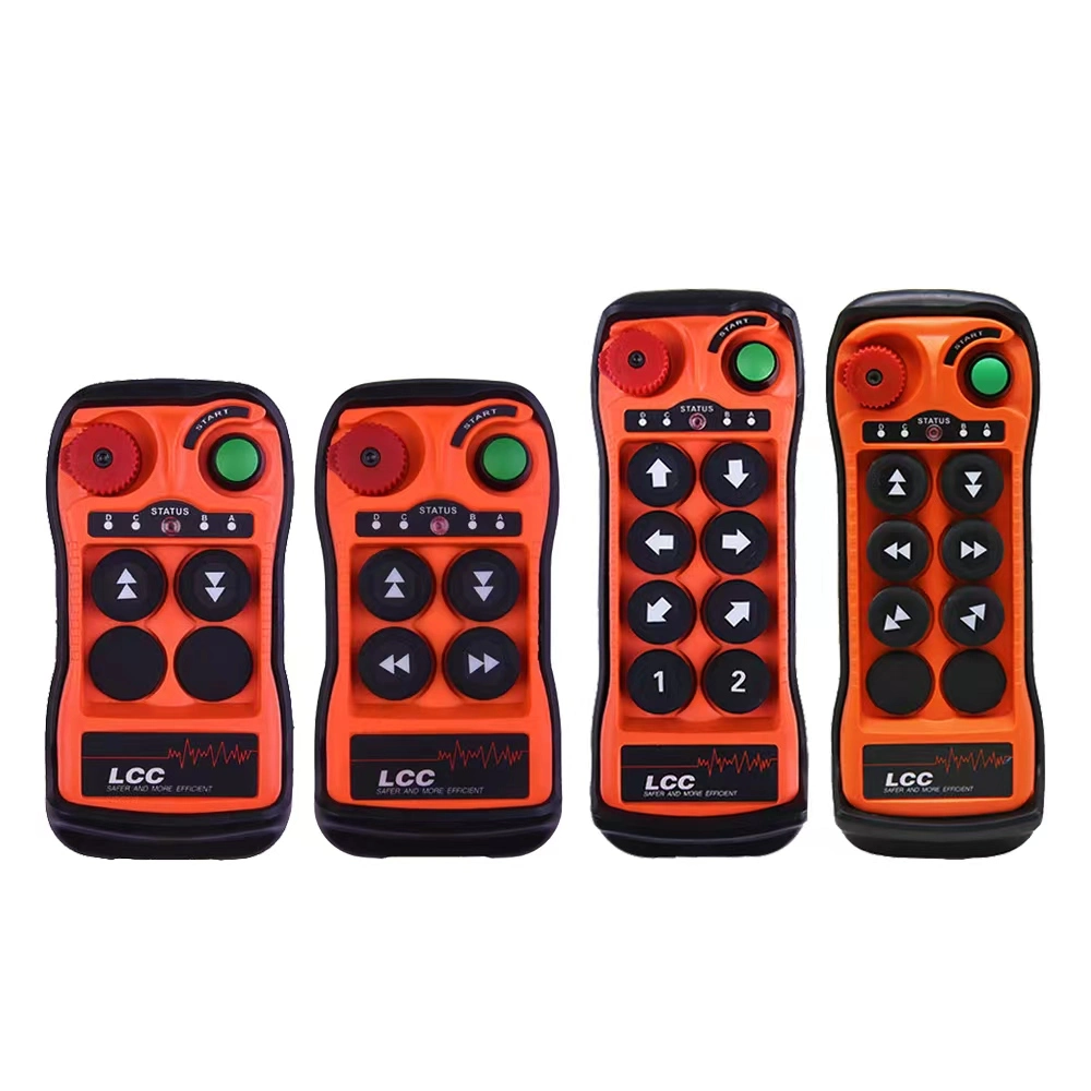 Q600 6 Single Buttons Industrial Radio Remote Control Crane Remote Controller