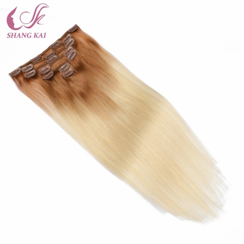 Unprocessed Brazilian Virgin Silicone Free Clip in Hair Extension