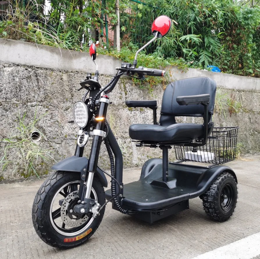 Differential Motor Power Big Seat Mobility Electric Trike Scooter