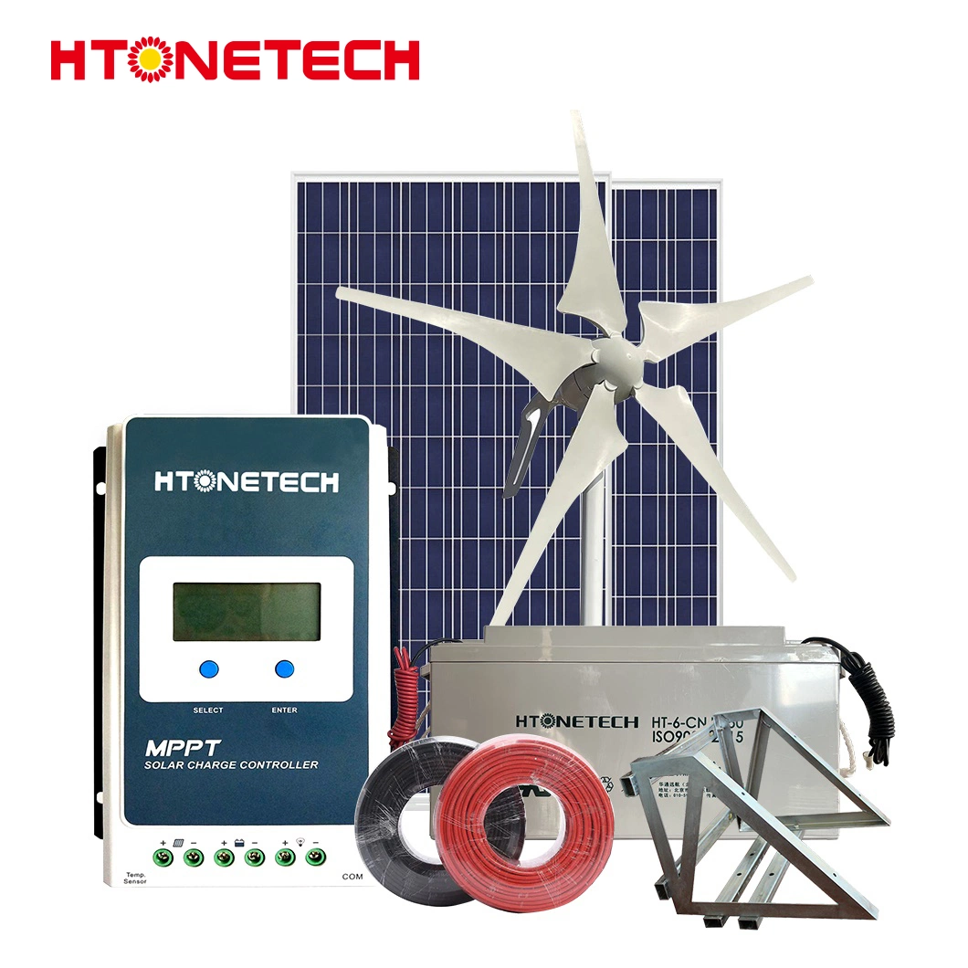 Htonetech 430W Monocrystalline Solar Panel Flexible Manufacturing Solar Power Wind Power China Wind Power Systemf with Solar and Wind Turbine