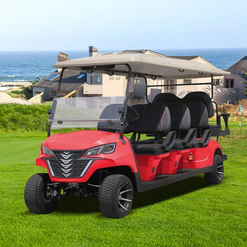 Manufacture Golf Cart 6+2 Seater Forge G6+2 New Currents Golf Buggy