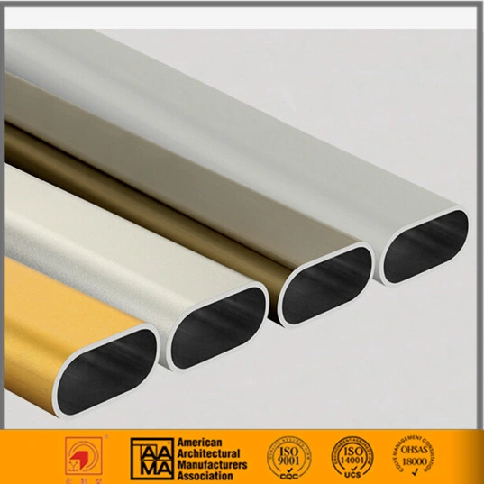 6063 Extruded Aluminum Oval Tube