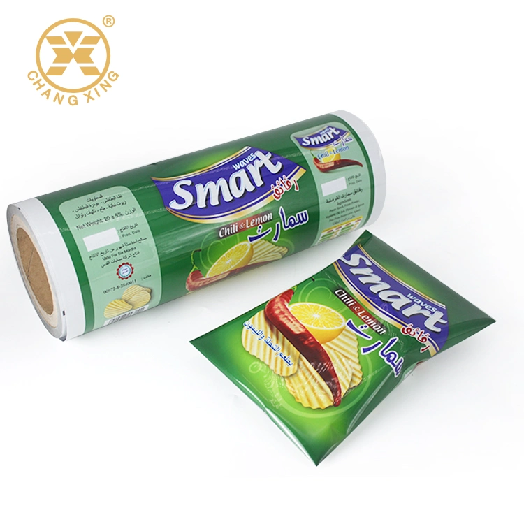 Cheap Factory Price Custom Printed Food Grade Potato Chips Packaging Plastic Roll Film