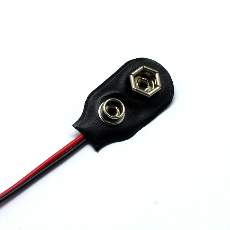 T-Type and I-Type 9V Snap Battery Clip Connector with Reliable Quality