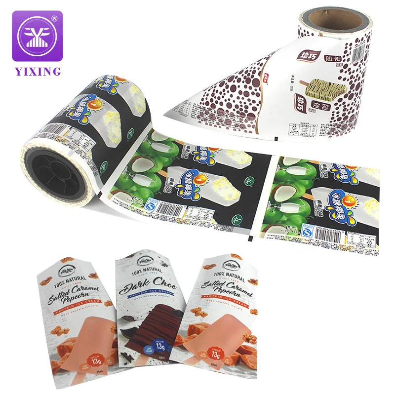 Environmentally Friendly Ice Lolly Paper and Plastic Composite Ice Cream Automatic Packaging Roll Film