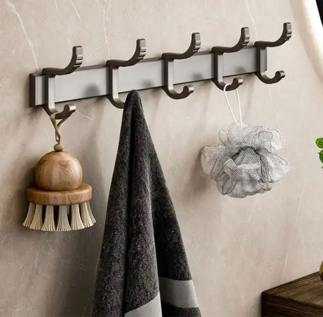 Modern Design Wall Mounted Living Room Key Organizer Metal Towel Hook